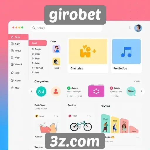 Interface do usuário no Girobet é intuitiva
